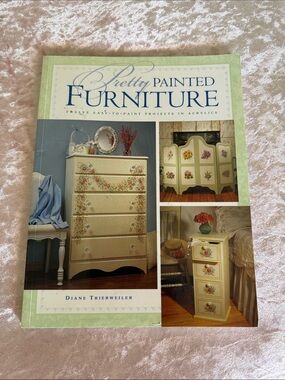 Like New Pretty Painted Furniture Guided Painting Book - 125 Pages